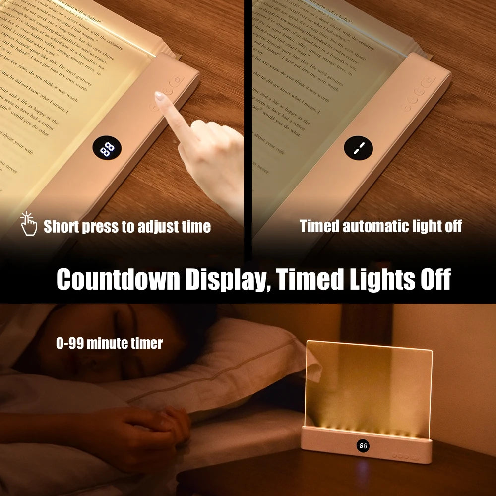 Pantalla led para lectura nocturna de luz Suave